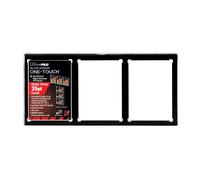 Porta Carte UV One Touch 3 Carte Con Chiusura Magnetica Bordo Nero - 35pt
