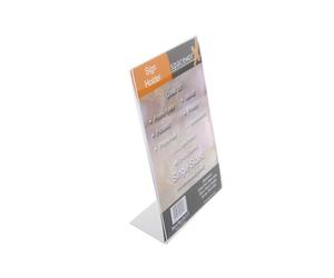 Porta cartellini Deflecto A5 in acrilico