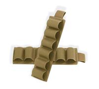 Porta Cartucce Airsoft da 2 Pezzi, Porta Cartucce MOLLE in Nylon Impermeabile Applicabile Alle Operazioni Tattiche di Caccia Airsoft(Brown)