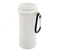 Porta cartucce aromatiche, custodia in ABS a prova di perdite per cartucce Sips, organizer da viaggio portatile per mantenere i sapori freschi, lavabile in lavastoviglie, bianco (confezione da 1)