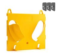 Porta Casco di Sicurezza Supporto per Casco Senza Foratura, Giuntabile, Portacasco da Cantiere, Supporto per Casco da Lavoro per Casa, Ufficio, Salvaspazio(Yellow,42pcs)