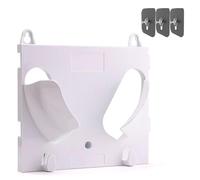 Porta Casco di Sicurezza Supporto per Casco Senza Foratura, Giuntabile, Portacasco da Cantiere, Supporto per Casco da Lavoro per Casa, Ufficio, Salvaspazio(White,10pcs)
