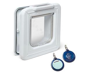 Porta Cat Mate Elite Super Selective L: 24,8 cm H: 26,5 cm bianca