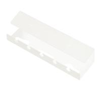 Porta cavi da scrivania, organizer per cavi da scrivania | Organizer per cavi da scrivania senza fori, guida per cavi autoadesiva con design perforato, non danneggia la scrittura