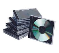 Connect CD Jewel Cases 10 pieces Black