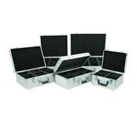 Porta CD in alluminio 80 CD 80 CDs | FLIGHT CASE Grigio