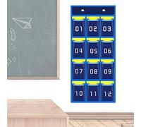 Porta cellulare aula | Pocket Chartwall Organizer per telefoni cellulari con questo supporto per telefono multifunzionale. Hooks - Archivio scolastico e organizzazione per telefoni cellulari