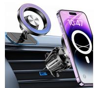 Porta Cellulare Auto con magsafe【20 Potente Magnetico 】Supproto Telefono Auto Magnetico【360° Rotazione】Porta Telefono AUto Per Il Cruscotto & Presa d'Aria Automobile Compatibile con iPhone Smartphones