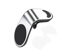 Porta Cellulare Auto Magnetico per Jaguar E-Pace F-Pace F-type I-Pace S-Type XE XF XJ XF XK, 360° Rotazione Supporto Auto Smartphone Supporto Magnetico per Presa D'Aria,Silver-1 pcs