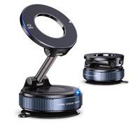 Porta Cellulare Auto Magnetico per Toyota Proace Verso Facelift 2024-2030 Kleinbus, 360° Rotazione Pieghevole Supporto Telefono Auto Ventosa Car Phone Holder,Black
