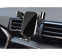 Porta Cellulare Auto per Audi Q3 2019 2020 2021 2022 2023, Supporto Telefono Auto Universale a Prova di Scossa e Stabile, Rotazione a 360°, Portacellulare Auto Smartphone,A Black