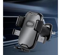 Porta Cellulare Auto per VW ID.4 CROZZ ID4-X 2022 2021 2023+, Dell'Auto Porta Telefono Rotazione 360° Supporto Telefono Auto Supporto Telefono Auto per Presa d'Aria,Black