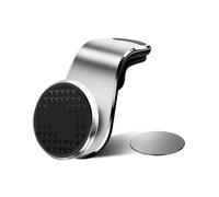 Porta Cellulare Auto Supporto Magnetico Per Telefono Per Auto Per Clip Per Presa D'aria Rotazione Per Cellulare GPS Per Mi Rosso Per Samsung Stand In Supporto Telefono Auto(Silver Rotate Holder)