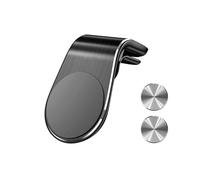 Porta Cellulare Auto Supporto Magnetico Per Telefono Per Auto Per Clip Per Presa D'aria Rotazione Per Cellulare GPS Per Mi Rosso Per Samsung Stand In Supporto Telefono Auto(Black Fixed Holder)