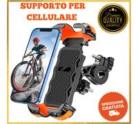 Porta Cellulare Bici BLOCCO SICUREZZA Antivibrante Porta Cellulare Moto Porta Te