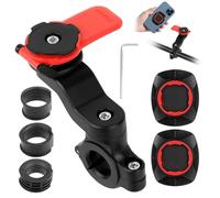 Porta Cellulare Bici Universale Supporto per Bicicletta E Moto, supporto cellulare moto, Portatelefono Moto Manubrio Staccabile & Universale Ruotabile A 360 ° per Schermi da 4,7“ a 7,2” di smartphone