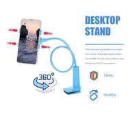 Porta cellulare creativo con doppia clip da 1 pezzo, con base a spirale