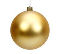 Porta cellulare da 20,3 cm, in plastica infrangibile, grande sfera decorativa in oro caramelle, per creare un'atmosfera divertente per le vacanze, vaso da 15 cm, in plastica (oro, taglia unica)