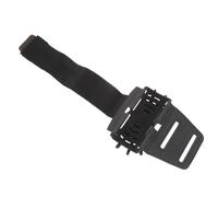 Porta Cellulare da Polso Sportivo in Nylon e Silicone Nero | Design Cavo, Accesso Rapido e Controllo Diretto, per Camminare e Attività Sportive, Pratico e Confortevole