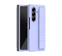 Porta cellulare Filp Case For Samsung Galaxy Z Fold 7 Slim Case + Adjustable Wrist Strap and Lightweight Design, Luxury Hard PC Shockproof Protective Cover Soft Wristband Handheld Phone Cases(Mor)