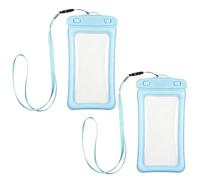 Porta Cellulare Impermeabile Borsa Asciutta con Laccetto Regolabile | Custodia Stagna per Telefono Per Spiaggia Piscina Lago Fiume Nuoto Snorkeling Canottaggio Campeggio