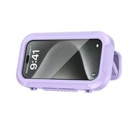 Porta cellulare impermeabile per doccia | Cella per telefono doccia girevole a 360 gradi a parete montata a parete, senza touch screen, supporto per telefono retrattile per bagno, S