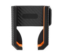 Porta Cellulare Magnetico con Struttura Antiscivolo, Regolabile a 360 Gradi per Smartphone da 4,5-7 Pollici, Perfetto per L'uso in Palestra e su Carrello (ORANGE)