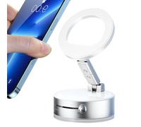 Porta Cellulare Magnetico per Auto - Montaggio Con Magnetica Piegevole,Sostegno Multifunzionale Girevole in Lega di Alluminio per Cellulari e Tablet, Adatto per Auto, Scrivania e Cruscotto