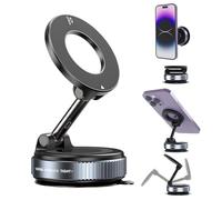 Porta Cellulare magnetico per Auto,Supporto per Cellulare regolabile a 365°,Supporto Magnetico Rotante a Ventosa per cruscotti,Parabrezza e Bocchette d'aria Compatibile con iPhone e Android