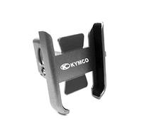 Porta Cellulare, Manubrio GPS Supporto For Telefono Regolabile In Alluminio For Kymco Like 150 200i XCiting 250 300 400i 400S 500 X-Town 300i Downtown (Color : Silver, Size : Handlebar Type)