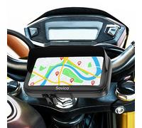 Porta cellulare moto impermeabile con visiera antiriflesso | Protegge da pioggia e vibrazioni, Ideale per viaggi lunghi, Compatibile fino a 7.5"