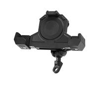 Porta Cellulare Moto Supporto per cellulare con ammortizzatore per esterni per motocicletta, supporto fisso a triangolo, supporto per navigazione con ricarica wireless Supporto Telefono(Uncharged - mi