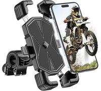 Porta Cellulare per Moto e Bici Antivibrazione Ruotabile a 360°Supporto Telefono