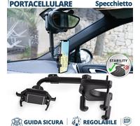 Porta Cellulare per Specchietto Retrovisore Nissan Supporto Smartphone 360°