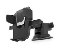 Porta Cellulare Universale per Auto, Supporto per Cellulare Pieghevole Multifunzionale, Antiscivolo, Regolabile per Veicolo con Braccio Telescopico a Ventose Doppie