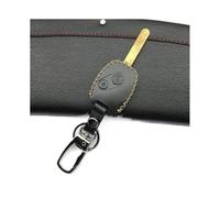 Porta-chiave Chiave Due Accessori A 2 Pulsanti Custodia In Pelle Portafoglio Chiave Custodia Remota Per CR-V Per Civic Per Fit Per Freed Per StepWGN Guscio per chiave(Blanc)