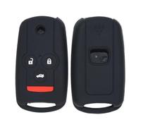 Porta-chiave Custodia Fob Per Supporto Pelle Per Accord Per Acura ZDX MDX TSX TL Sostituzione 4 Pulsanti Custodia Per Chiave Telecomando Per Auto In Silicone Guscio per chiave