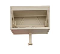 Porta chiave per muro - rack per risparmio spaziale in legno | Gancio organizzatore a forma di garage per auto con porta di apertura | Multiuso per chiavi, vestiti, cappotti | Decorativo e funzionale