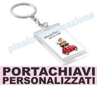PORTA CHIAVE PERSONALIZZATI GADGET STAMPATI LOGO 50 100 300 PZ