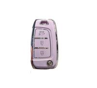 Porta-chiave TPU Car Flip Key Case Cover Holder Shell Fob Per Hyundai Per Elantra Per Solaris Per Tucson I30 I35 I40 Per KONA Per Genesis Per Santa Fe Per Azera Guscio per chiave(09)