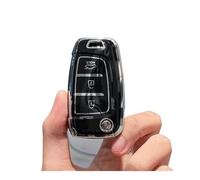 Porta-chiave TPU Car Flip Key Case Cover Holder Shell Fob Per Hyundai Per Elantra Per Solaris Per Tucson I30 I35 I40 Per KONA Per Genesis Per Santa Fe Per Azera Guscio per chiave(1 UK)