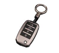 Porta-chiave TPU Chiave A Distanza Dell'automobile Copertura Cassa Borsette Per KIA Per RIO 3 K2 K3 K4 K5 Per Sportege Per Picanto Per Optima Per Anima Per Ceed Guscio per chiave(4 BTN Grey Set 2)