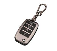 Porta-chiave TPU Chiave A Distanza Dell'automobile Copertura Cassa Borsette Per KIA Per RIO 3 K2 K3 K4 K5 Per Sportege Per Picanto Per Optima Per Anima Per Ceed Guscio per chiave(4 BTN Grey Set 1)