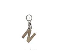 Porta Chiavi Ciondolo Charm Lettera N | Alviero Martini 1^ Classe Geo Tortora | P00N61300590-Tortora