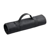 Porta Chiavi Inglesi, ZffXH Nero Borsa Arrotolabile In Tela Per Attrezzi, Portatile Rotolo Chiavi, Organizer Per Chiavi, Cacciaviti, Pinze, Scomparti A Rulli, Borsa Porta Attrezzi Moto