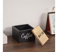 Porta cialde da caffè con coperchio, organizer per bar del caffè per