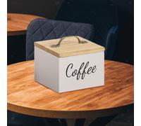 Porta cialde da caffè con coperchio, organizer per bar del caffè per