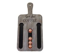 Porta cialde da parete, supporto per cialde,Cialde caffè vintage in legno da 14 con montaggio a parete, | Organizer per coffee station per gli amanti del caffè, per dispensa, hotel, appartament