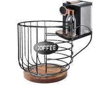 Porta Cialde Per Caffè - Portaoggetti Da Banco In Materiale Durevole, Organizer Per Portabicchieri, Espositore Per Cialde Per Caffè, Accessorio Compatto Per Bar | Per La Casa, Il Bar, La Libreria, Il