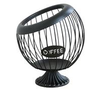 Porta cialde per caffè - Robusto cestello per tazze di caffè in metallo, porta cialde per caffè espresso Organizzatore per cialde | Cestino portacialde per caffè con robusto metallo, riordina la tua p